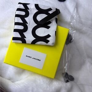Marc Jacobs Black and White Graphic Pouch